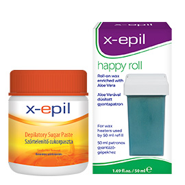 X-Epil gyantapatronok és cukorpaszta