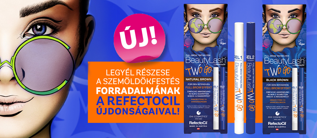 Szemöldökfestés a RefectoCil forradalmi BeautyLash szettjével