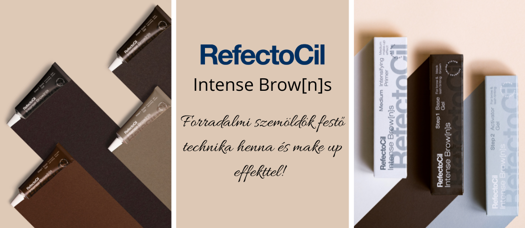 Intenzív szemöldök színek a RefectoCil új Intense Brow[n]s termékeivel