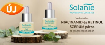 Új Solanie Retinol és Niacinamid szérumok a tökéletességet keresőknek