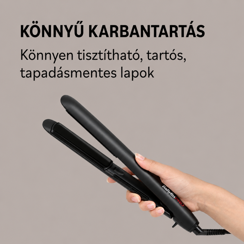 BaBylissPRO Styler 28mm professzionális hajvasaló és hajformázó