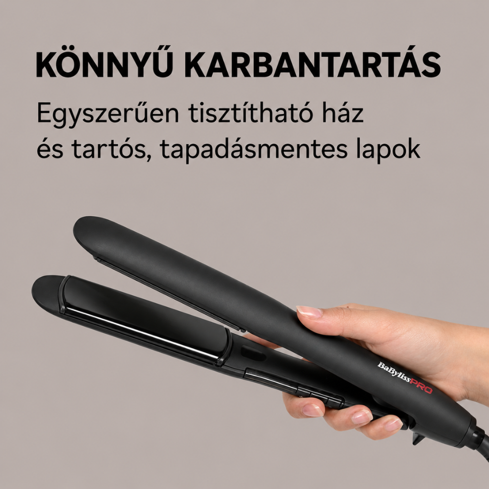 BaBylissPRO Styler széles 38mm professzionális hajvasaló és hajformázó