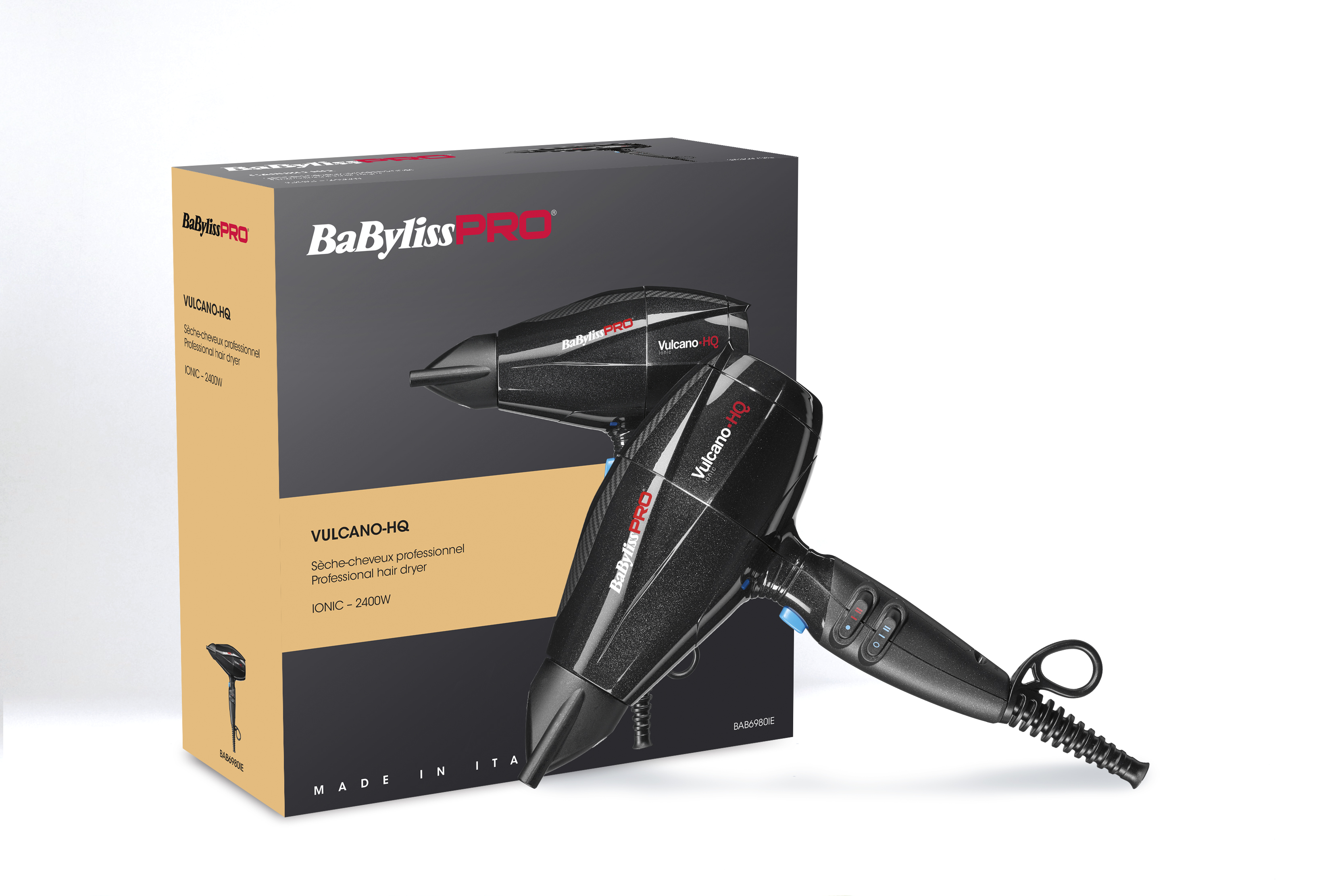 BaByliss PRO Vulcano-HQ hajszárító 2400W ionos