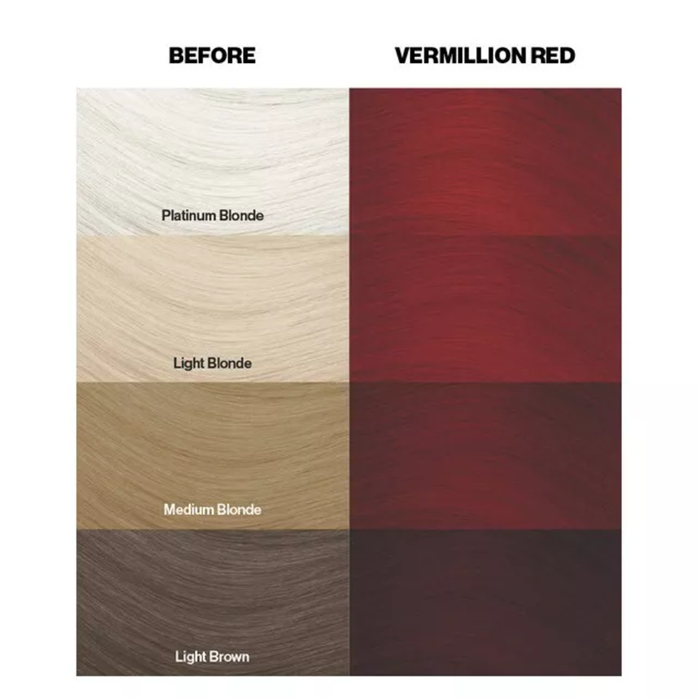 Crazy Color hajszínező 100ml No.40 - Vermillion Red