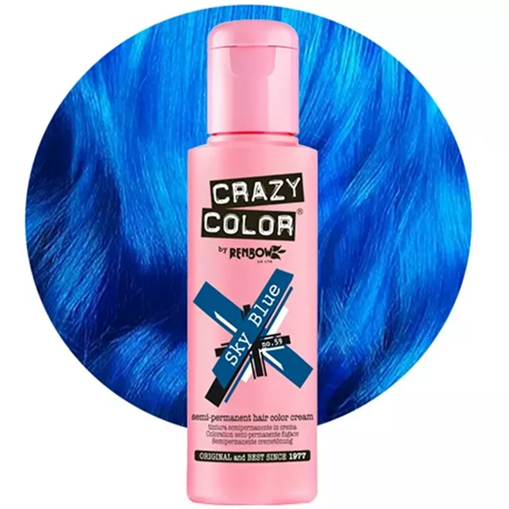 Crazy Color hajszínező 100ml No.59 - Sky Blue