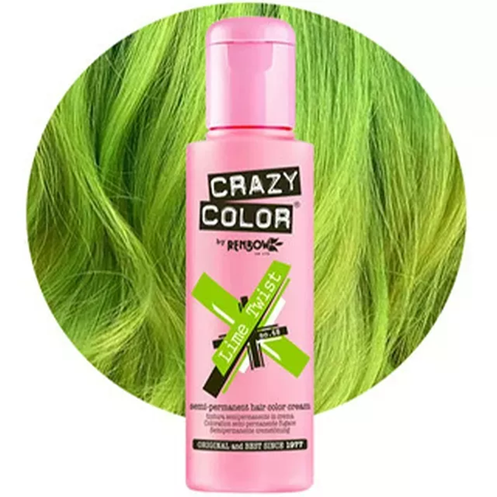 Crazy Color hajszínező 100ml No.68 - Lime Twist