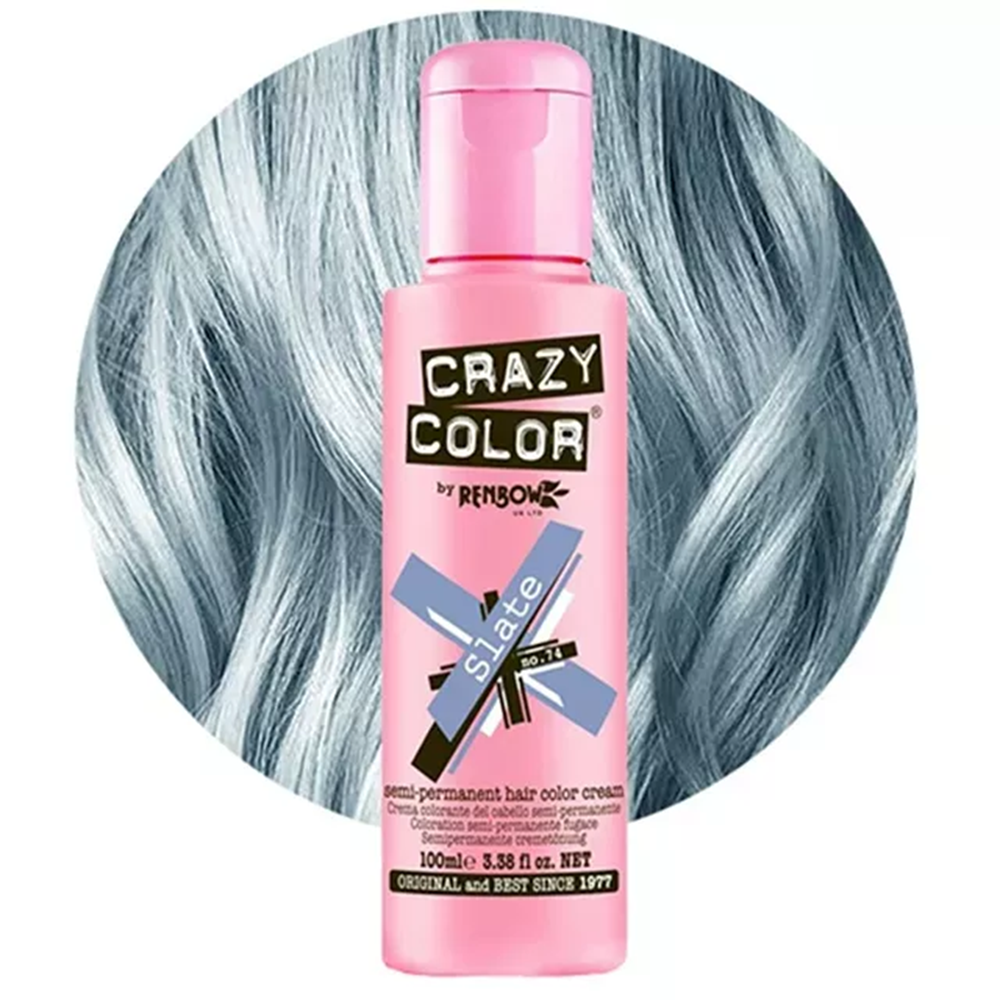 Crazy Color hajszínező 100ml No.74 - Slate