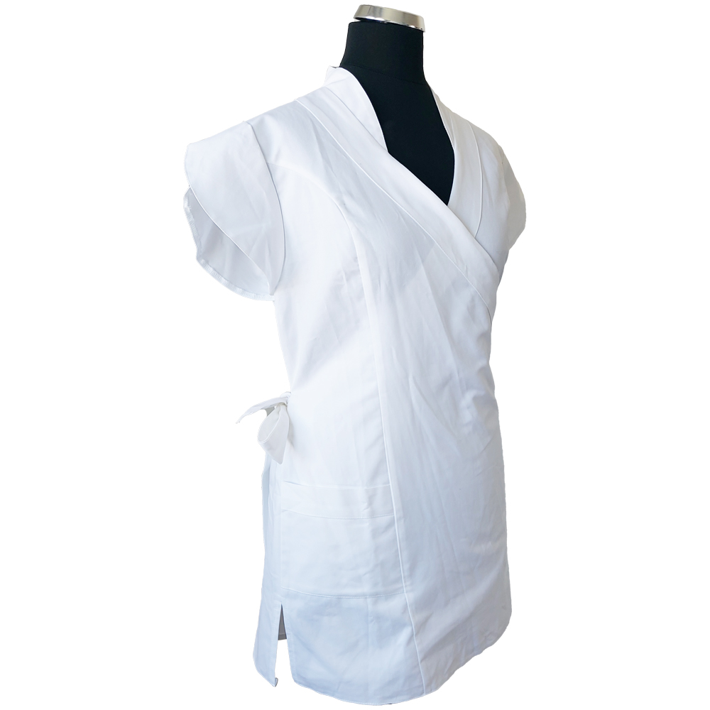 Kozmetikus munkaruha zsebbel XS