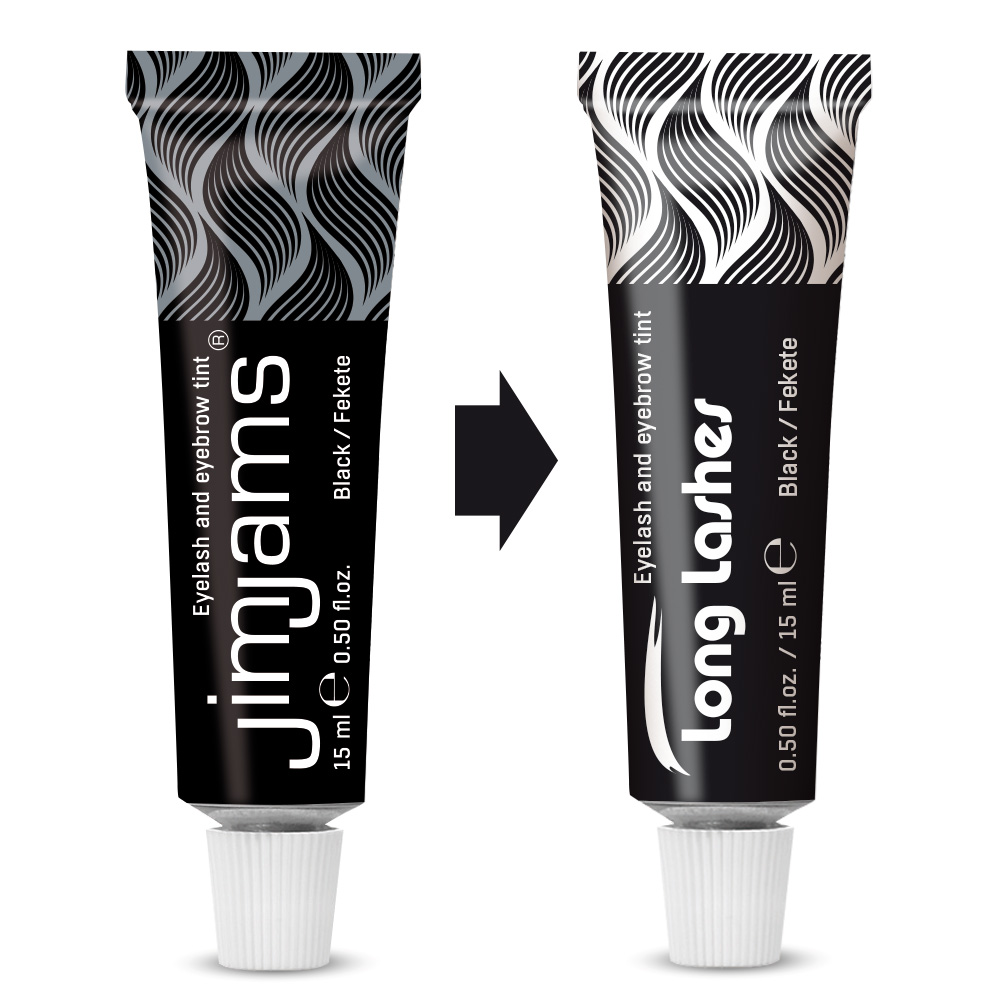 Long Lashes szempilla és szemöldökfesték FEKETE 15ml