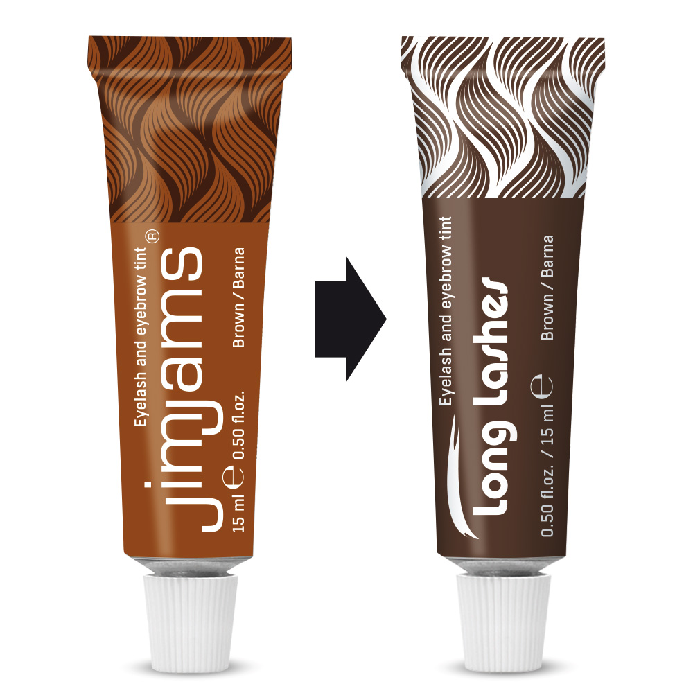 Long Lashes szempilla és szemöldökfesték BARNA 15ml