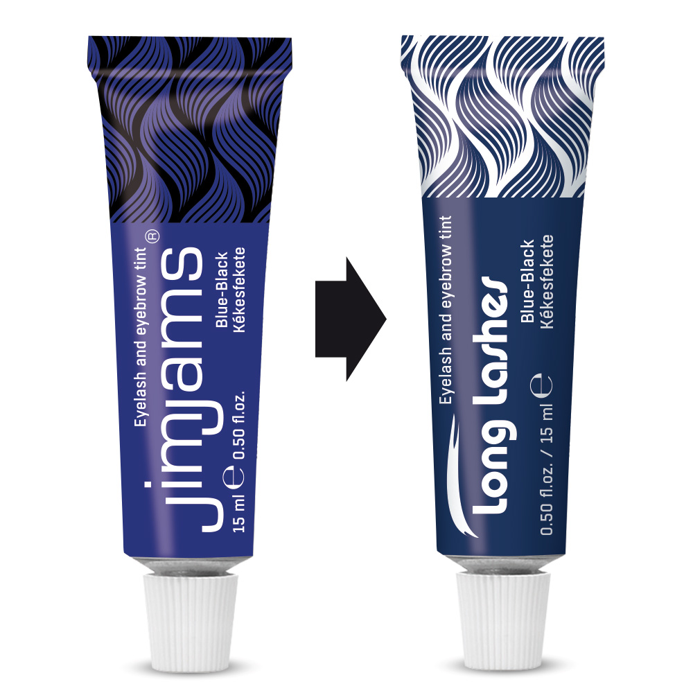 Long Lashes szempilla és szemöldökfesték KÉKESFEKETE 15ml