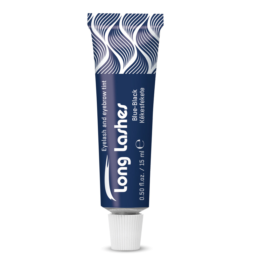 Long Lashes szempilla és szemöldökfesték KÉKESFEKETE 15ml