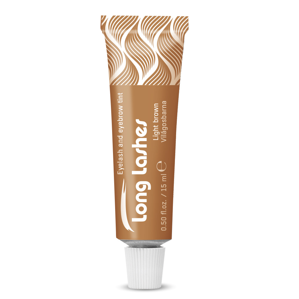 Long Lashes szempilla és szemöldökfesték VILÁGOSBARNA 15ml