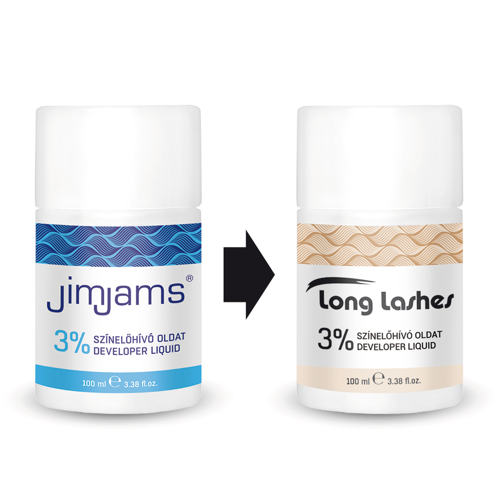 Long Lashes Színelőhívó oldat 3% 100ml
