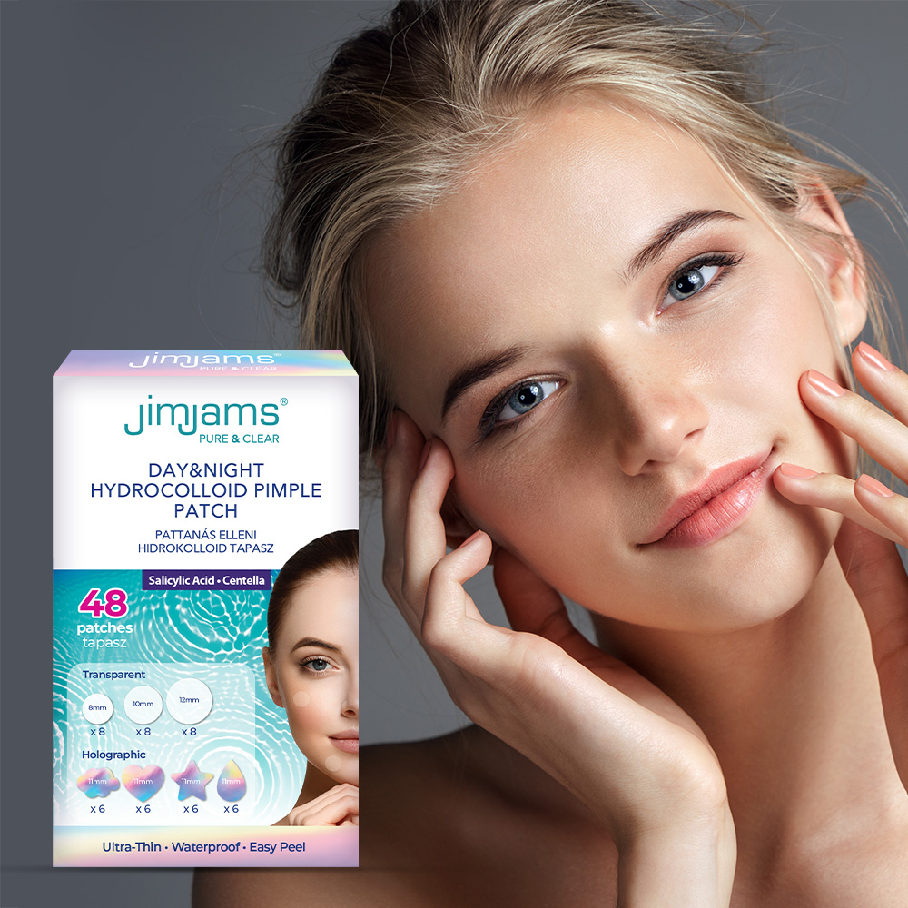 JimJams Pure & Clear Day&Night Pattanás elleni hidrokolloid tapasz 48db