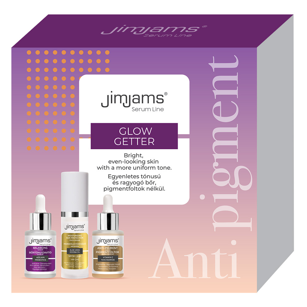 JimJams Serum Line Glow Getter anti-pigment ajándékcsomag