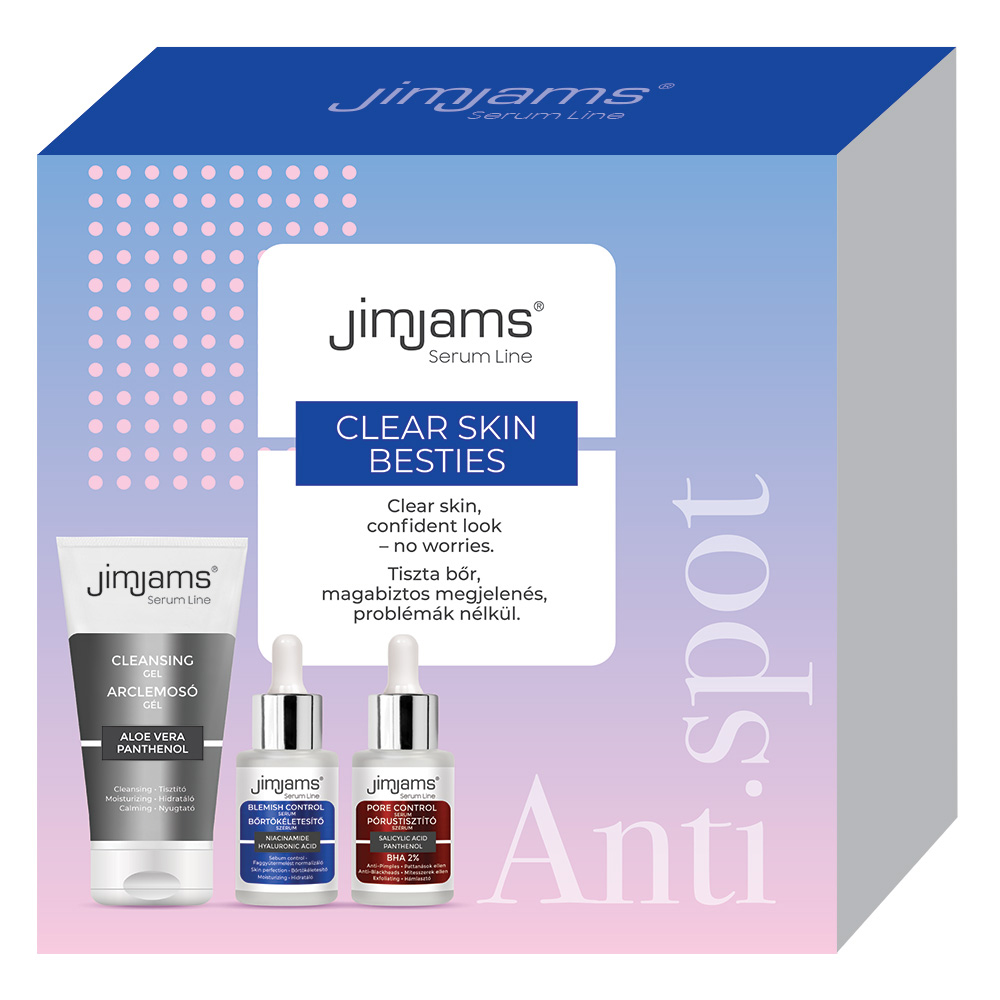JimJams Serum Line Clear Skin Besties anti-spot ajándékcsomag