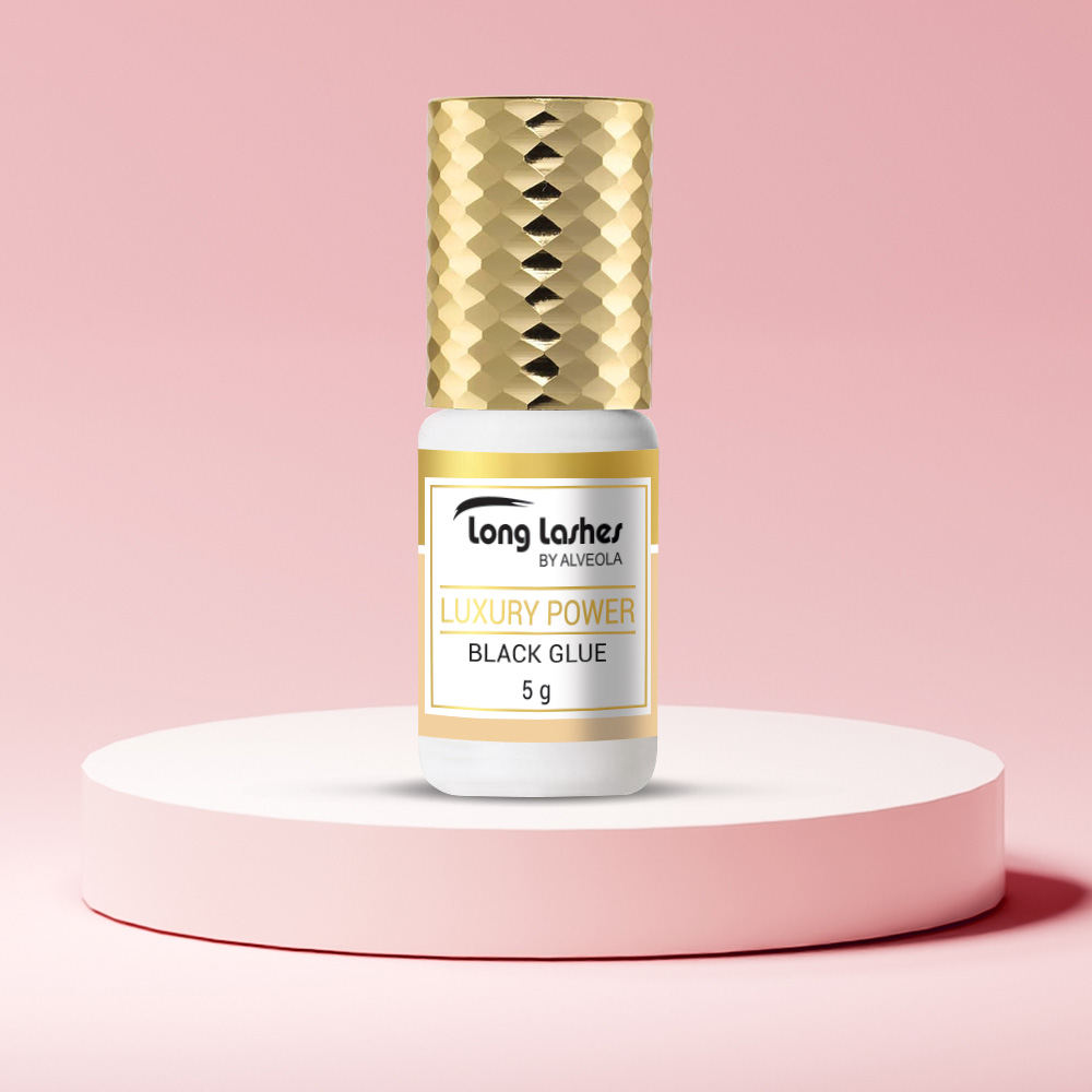 Long Lashes Luxury Power Black műszempilla ragasztó 5ml
