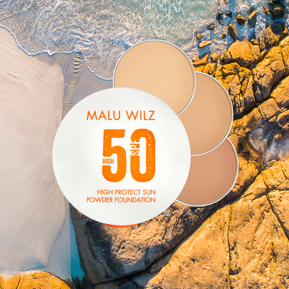 Malu Wilz High Protect Sun alapozó púder SPF50 Nr.30
