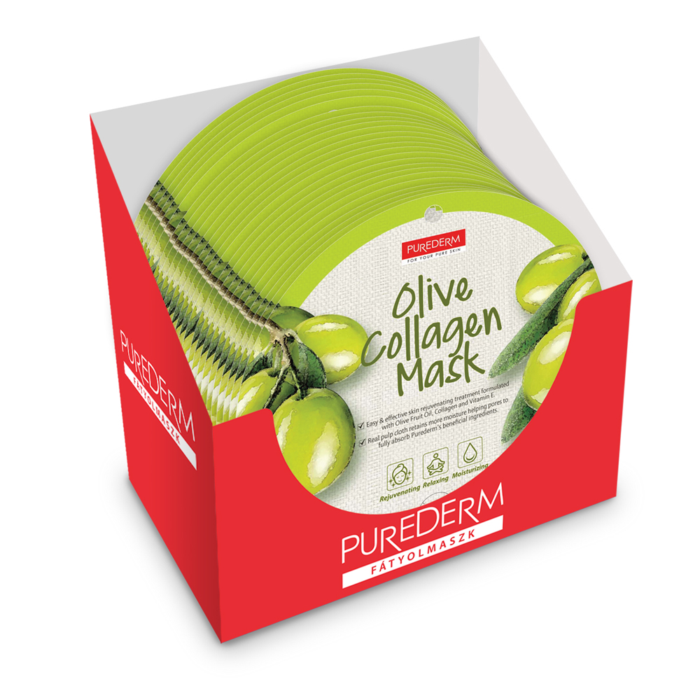 PureDerm Olive maszk circle  24 db/csom.