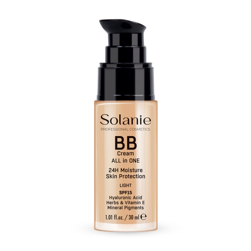 Solanie BB krém hialuronsavval és fényvédővel SPF15 - világos 30ml