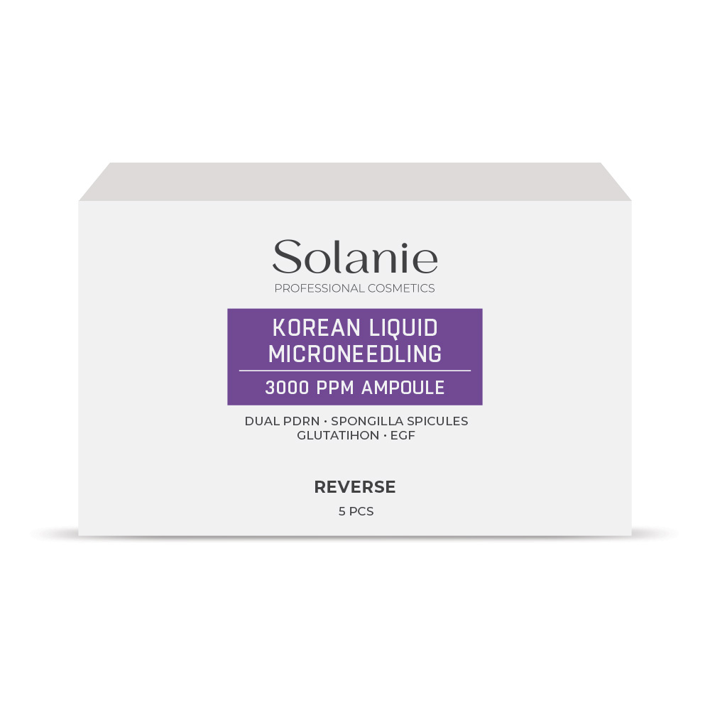Solanie Reverse koreai dual PDRN szivacstű ampulla 5x5ml
