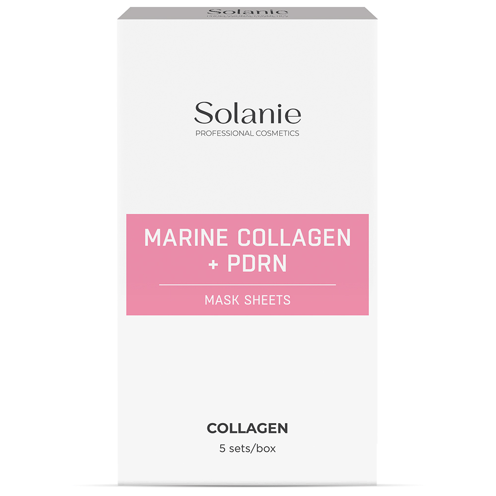 Solanie Tengeri kollagén + PDRN Maszk Lapok 5szett/doboz