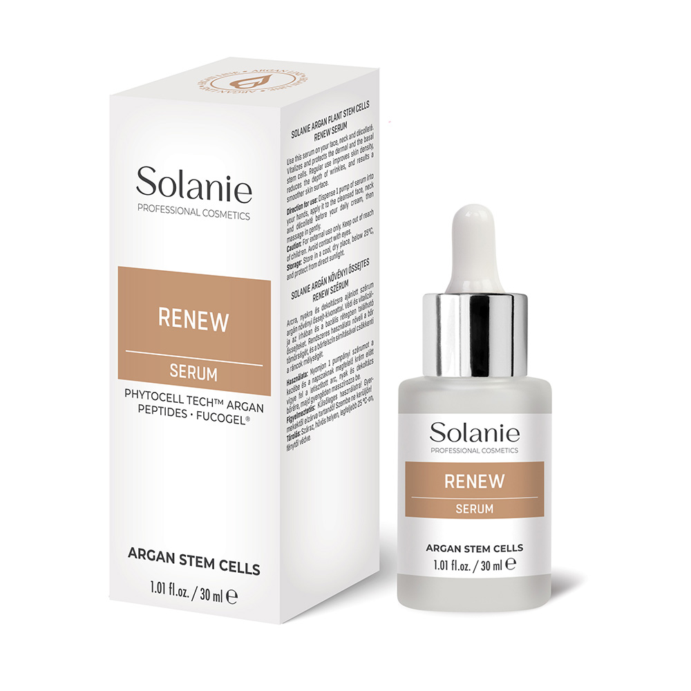 Solanie Argán növényi őssejtes Renew szérum 30 ml