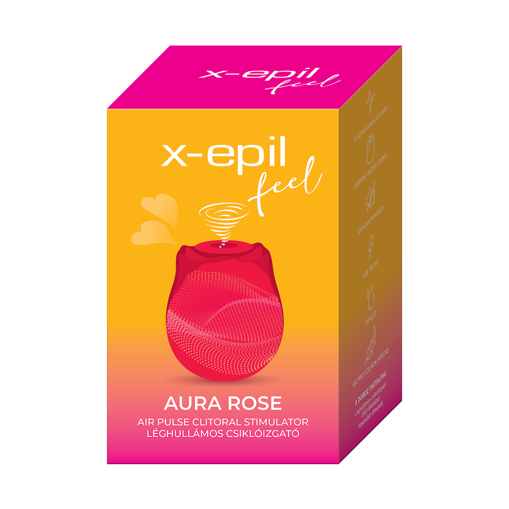 X-Epil Feel Aura Rose Léghullámos csiklóizgató