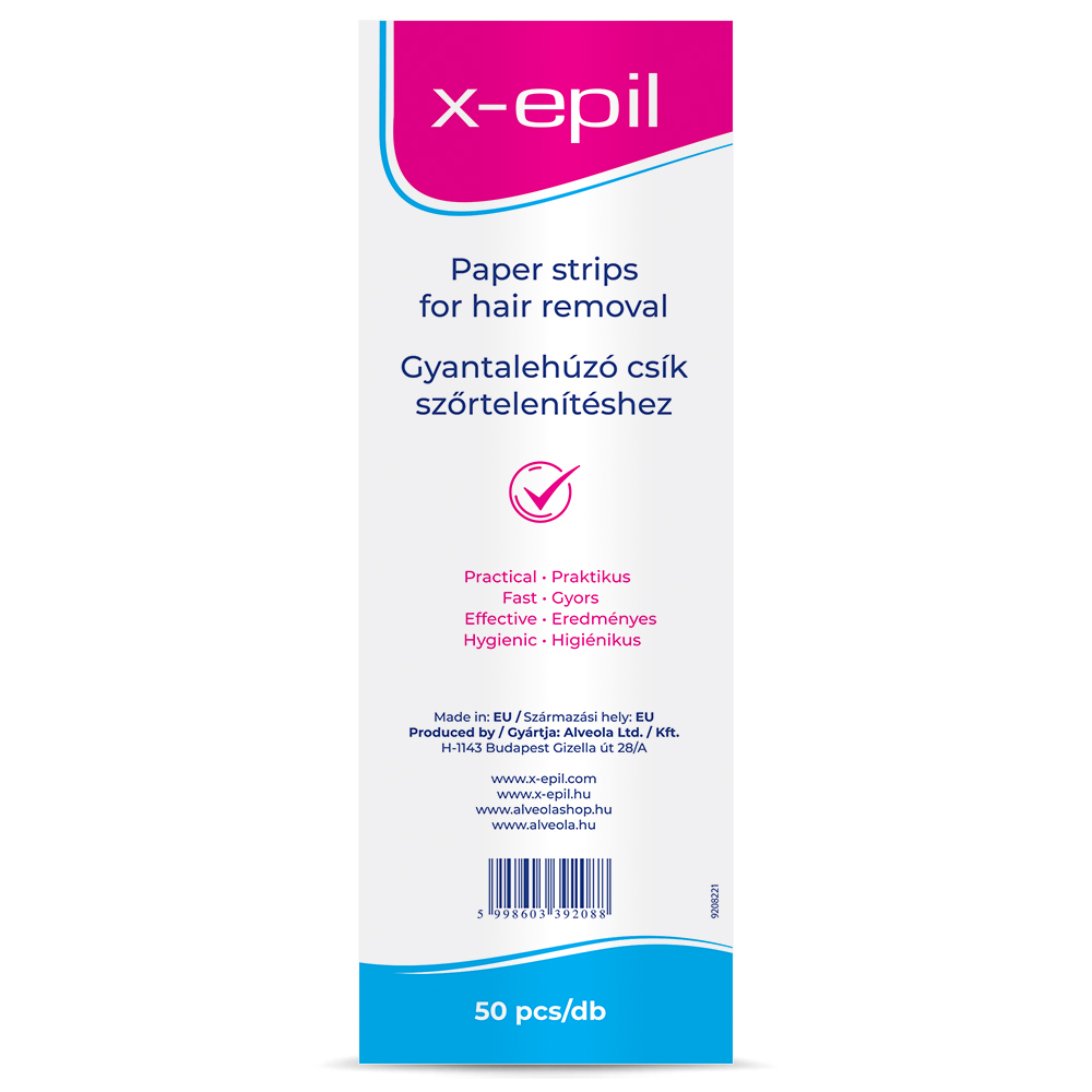 X-Epil Gyantalehúzó csíkok 50 db