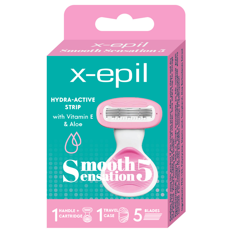 X-Epil Smooth Sensation 5 pengés női mini borotva tokkal 1db