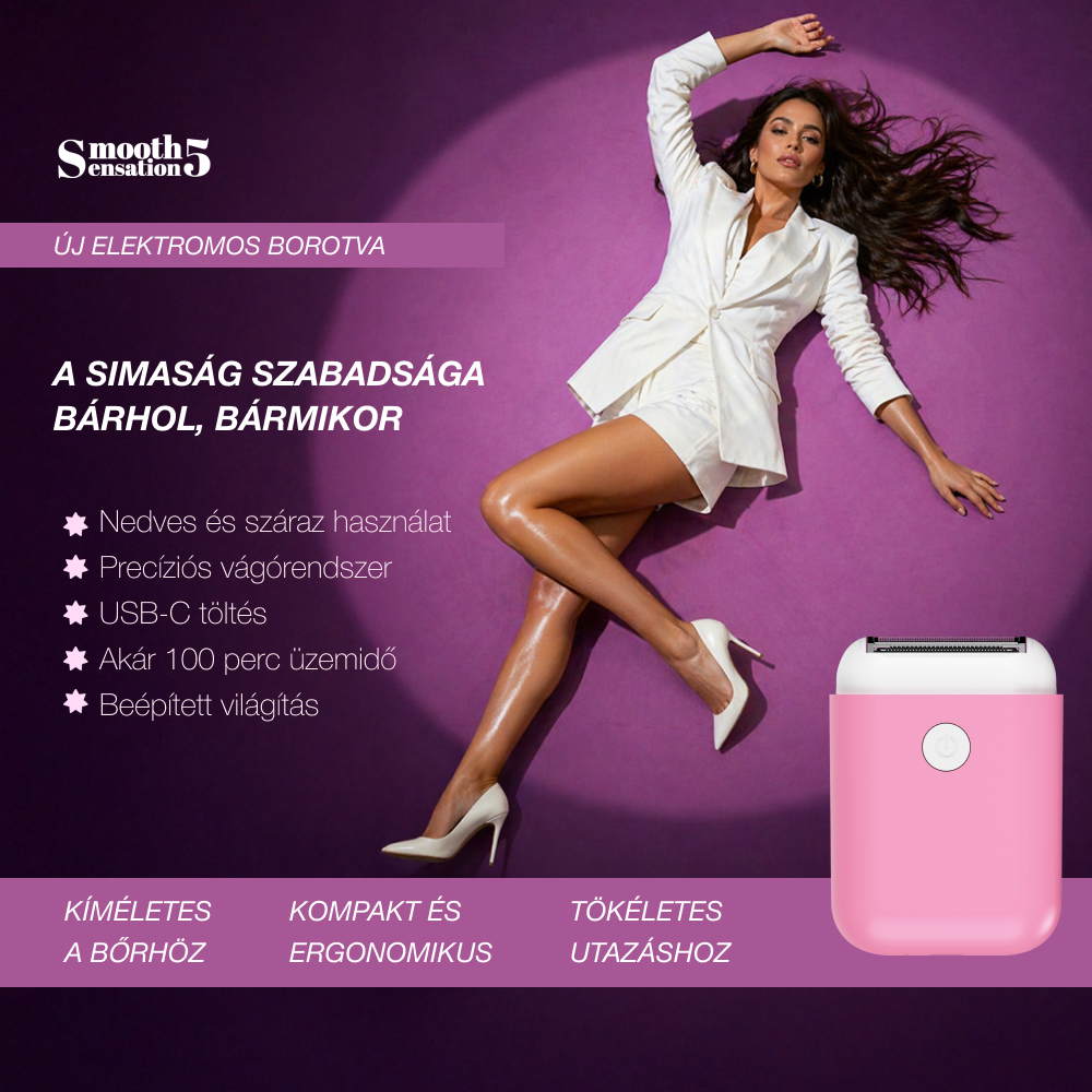 X-Epil Smooth Sensation elektromos női borotva 1db