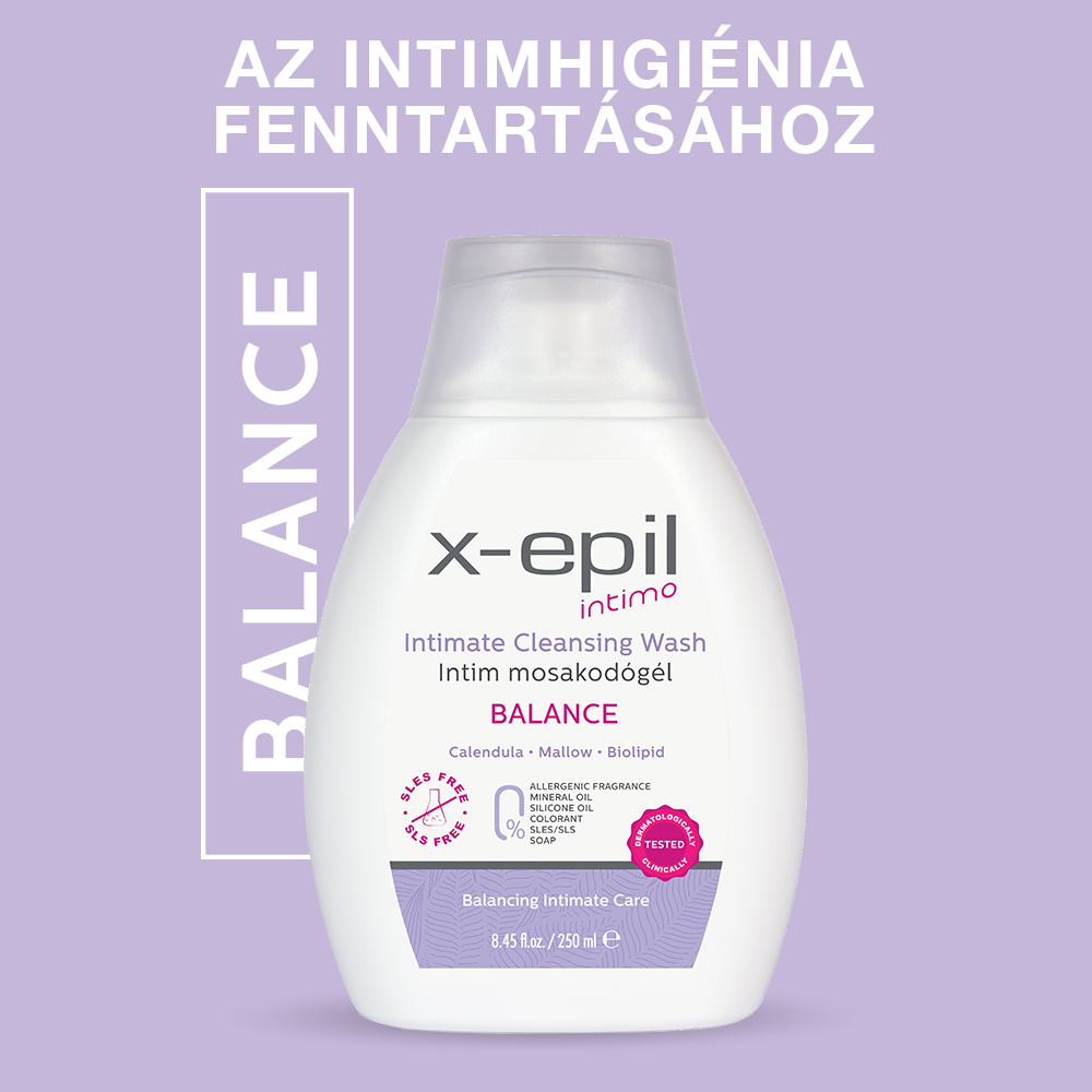 X-Epil Intimo Intim mosakodógél Balance 250ml