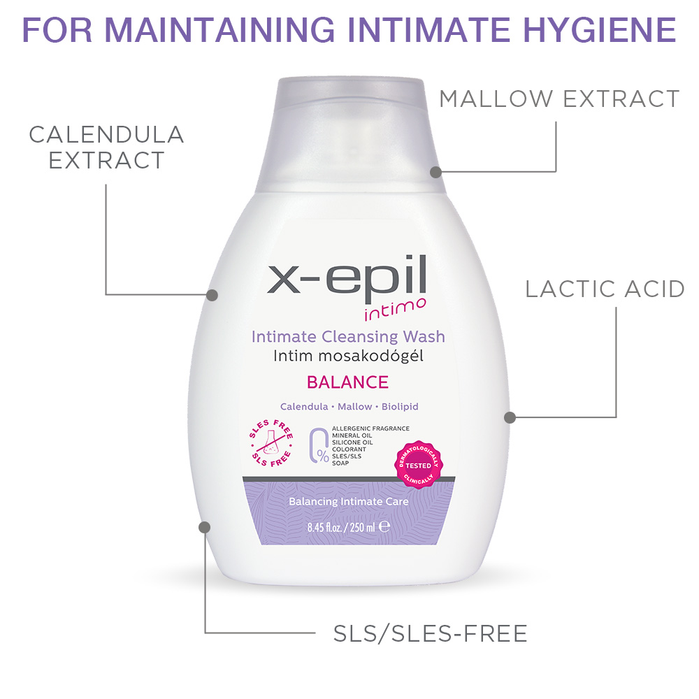 X-Epil Intimo Intim mosakodógél Balance 250ml