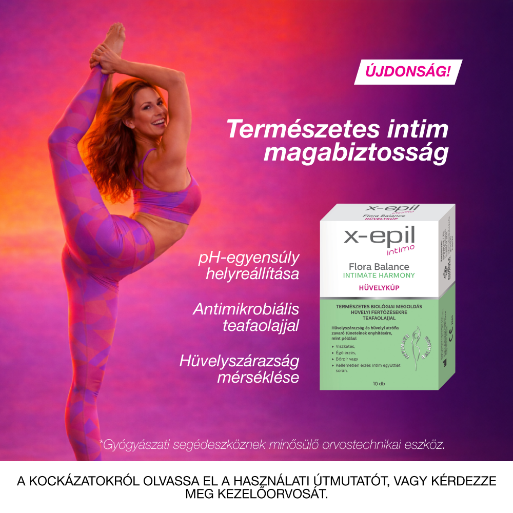 X-Epil Intimo Flora Balance hüvelykúp 10db