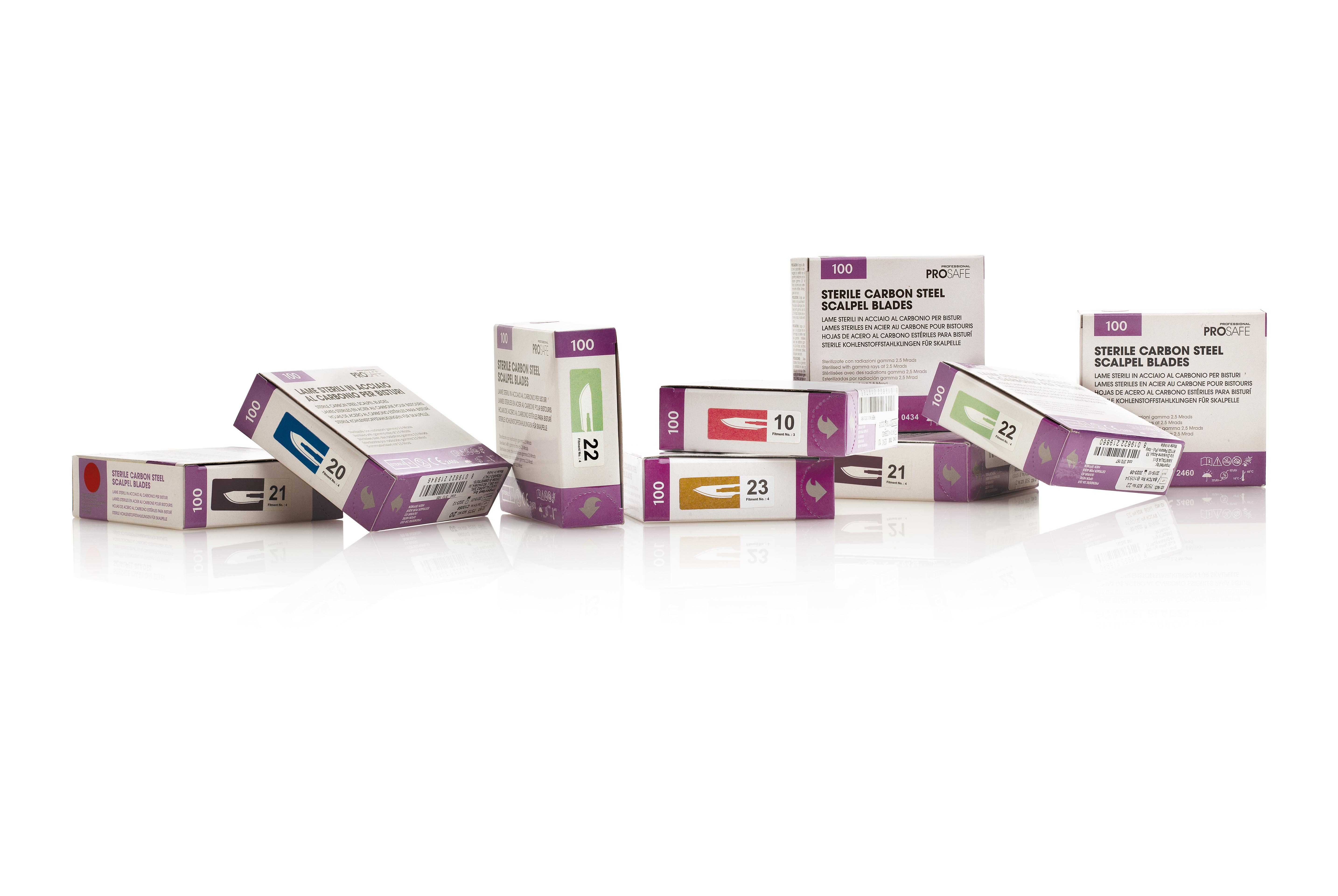 ProSafe steril acél pedikűr késpenge #10 100db