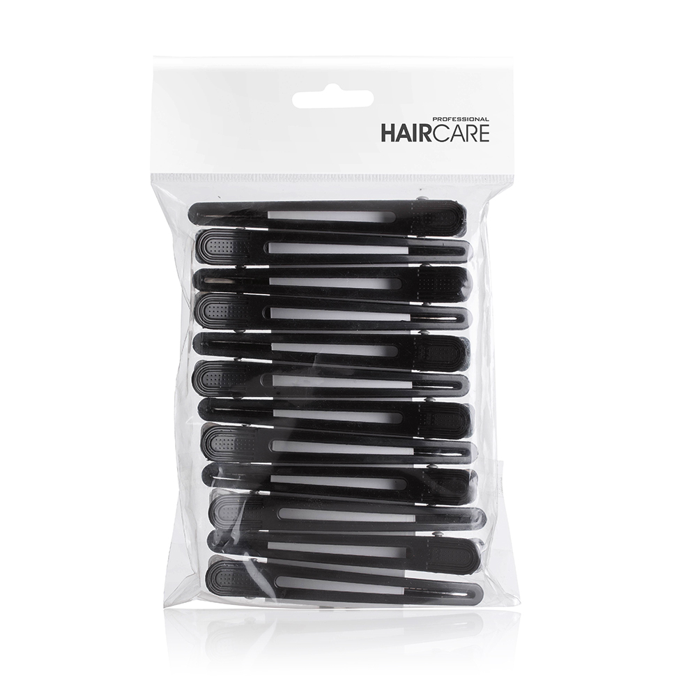 Hair Care műanyag/alumínium hajcsipesz 10cm