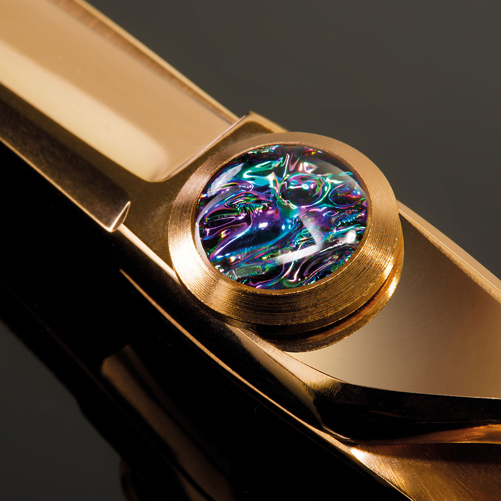 Lameo Elite E4 VG10 CNC Opal Edition fodrászolló 5,5” Rose Gold