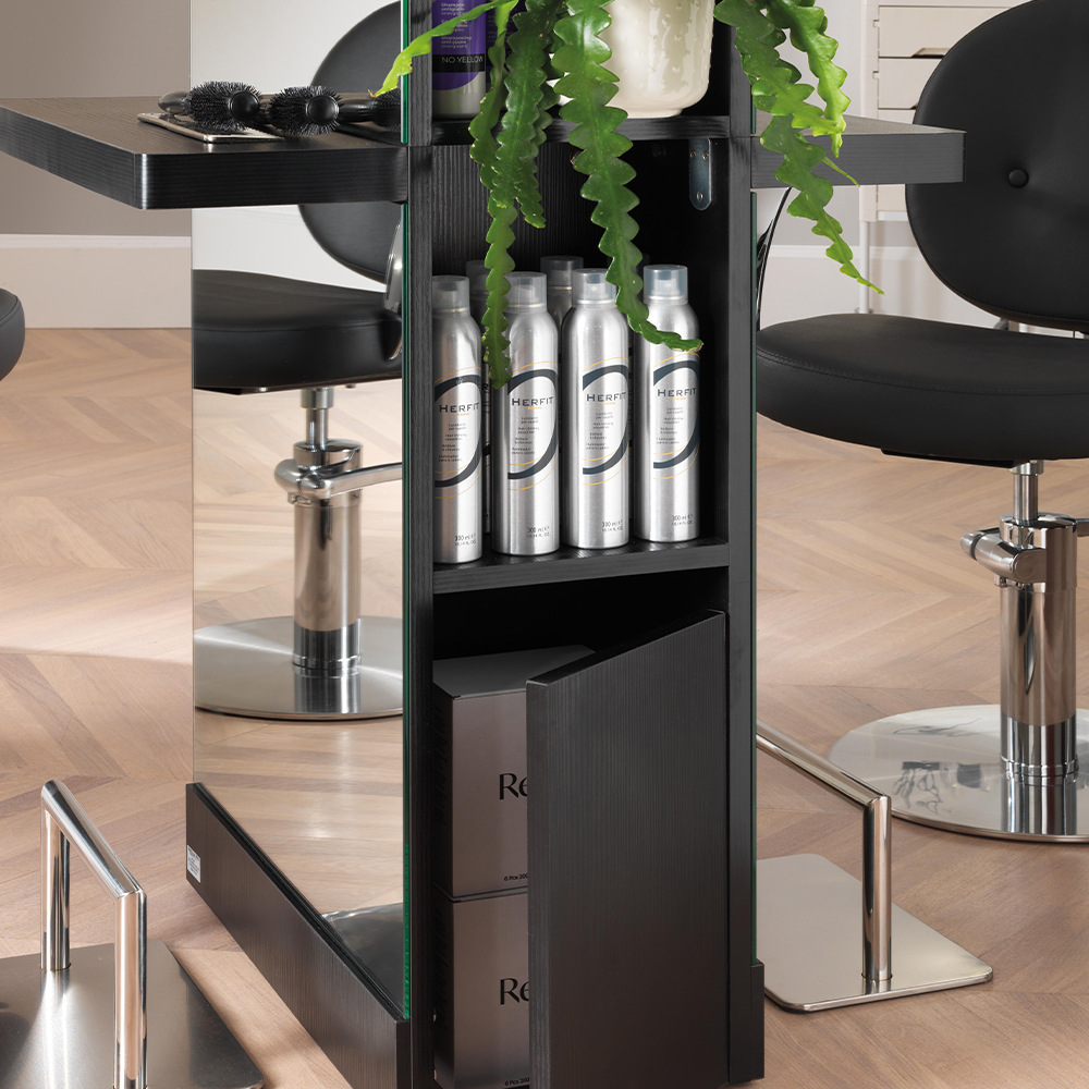 Luce Duo kétoldalas tükör polccal