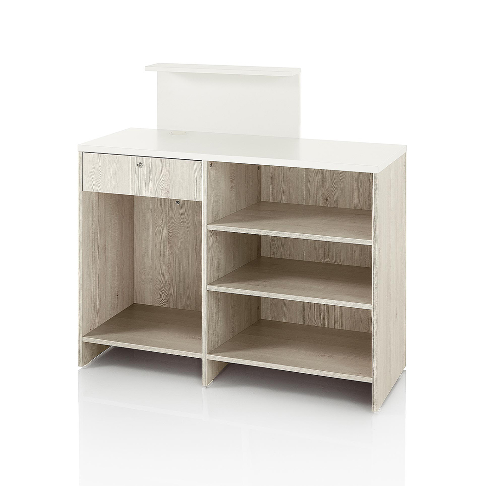 Vista Consolle Natural Recepciós pult