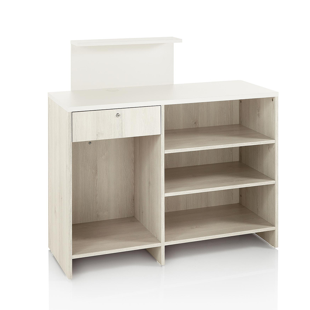 Vista Consolle Natural Recepciós pult