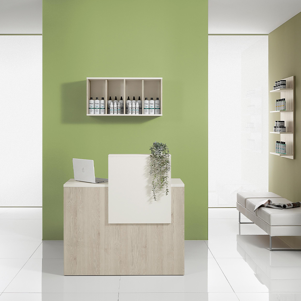 Vista Consolle Natural Recepciós pult