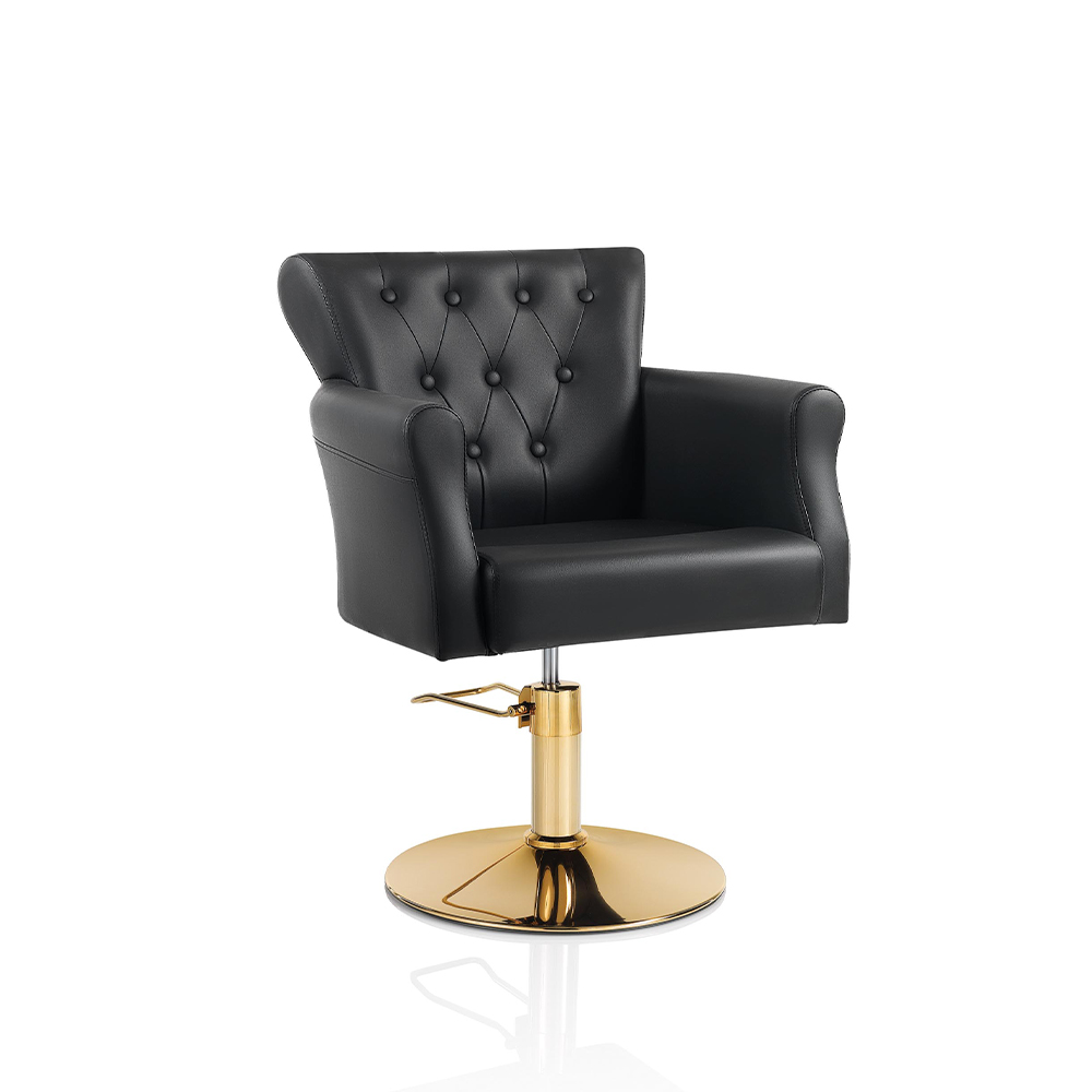 Gold Hair Throne fodrász szék - kör talp