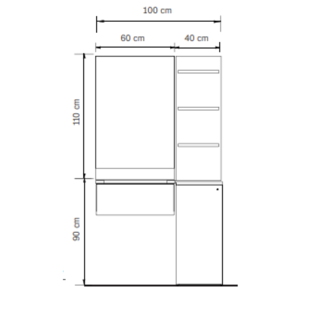 Capital szalon állomás fekete&tölgy