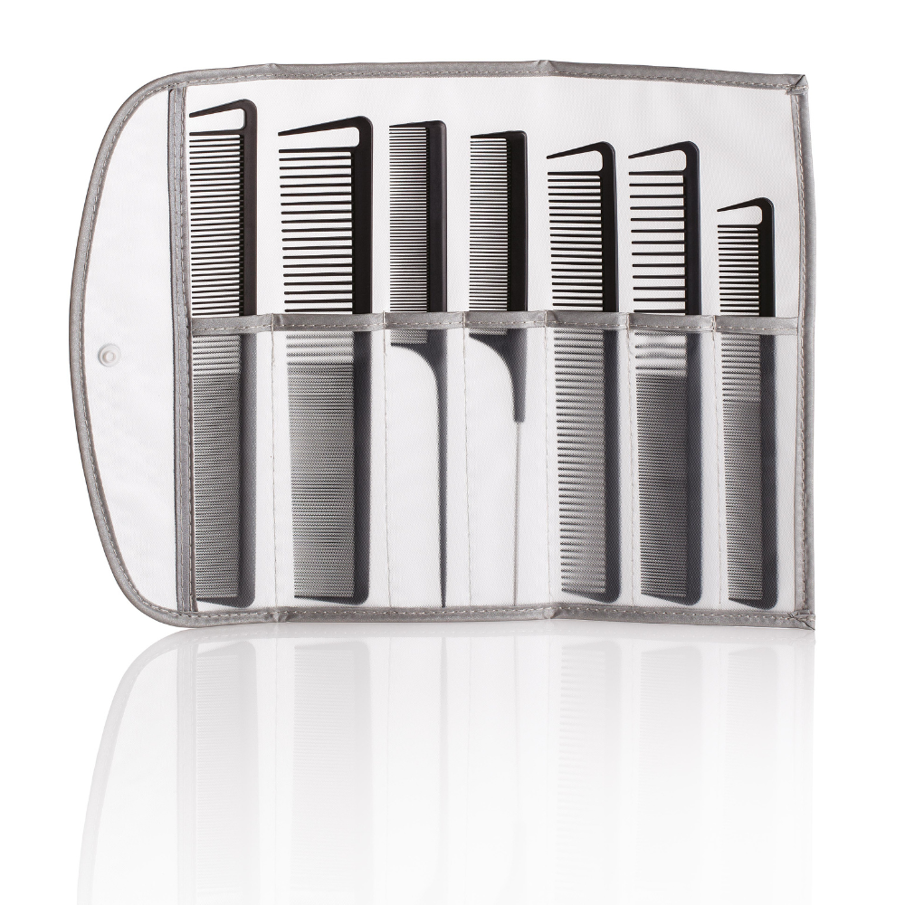 Carbon Pro professzionális fésű tourmalin-karbon szett