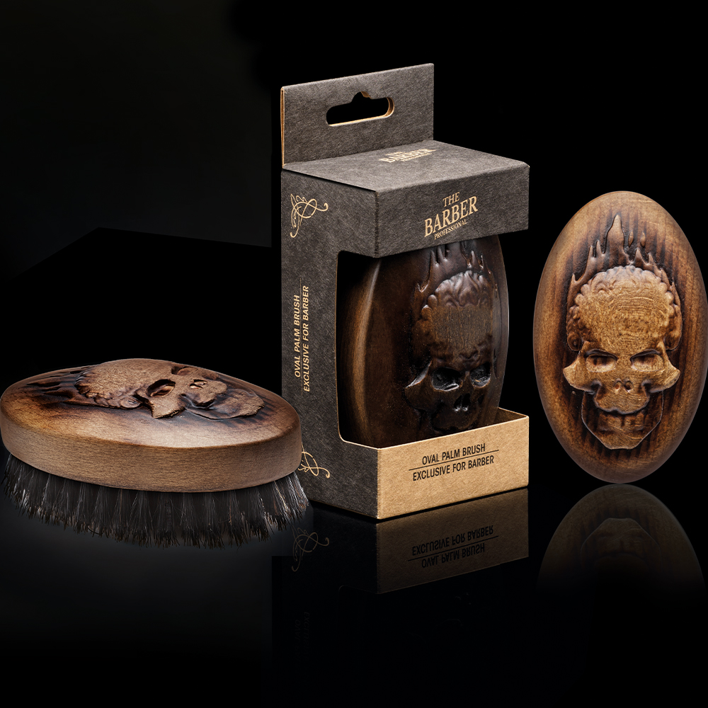 Barber Pro koponyafejes tenyérkefe