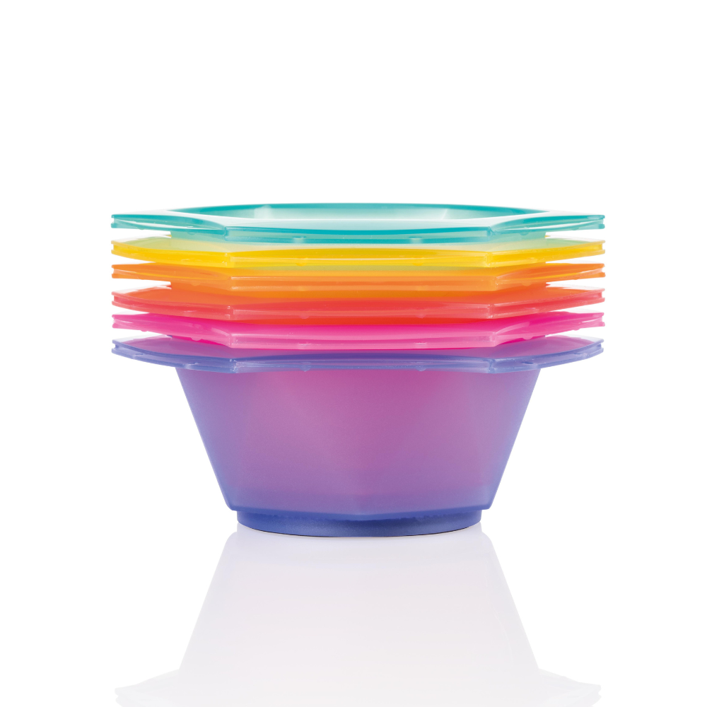 Color Master szivárvány csatlakoztatható festő tál készlet 6db