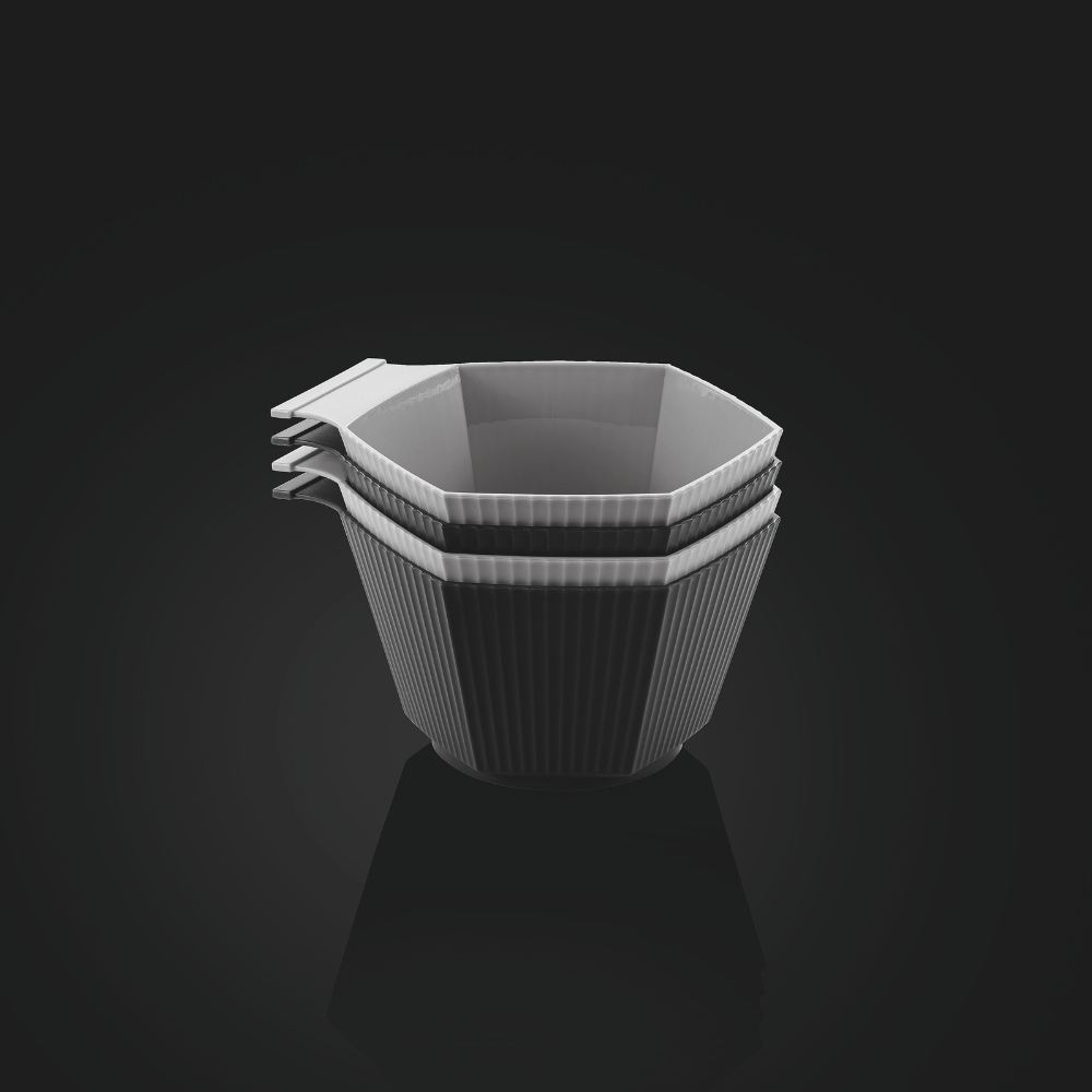 Color 4db 750 ml szilikon festő tál és szilikon tapadókorongos tartó