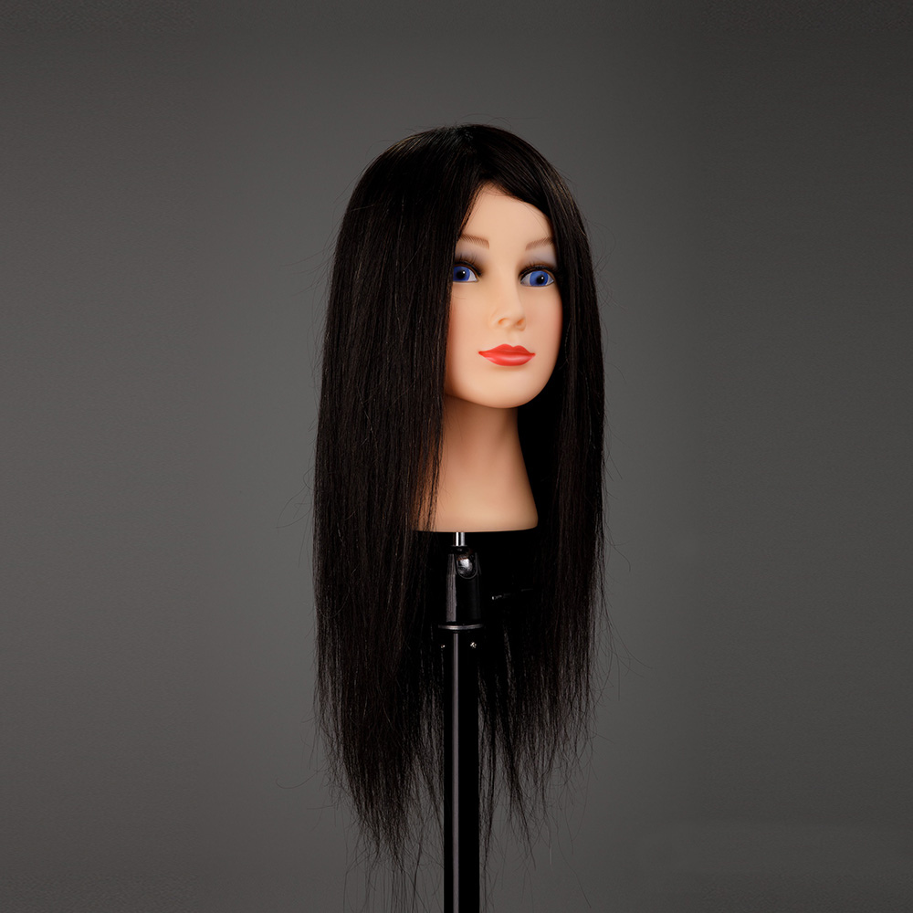 Babafej hosszú, valódi hajjal - 40/45 cm Szín 3