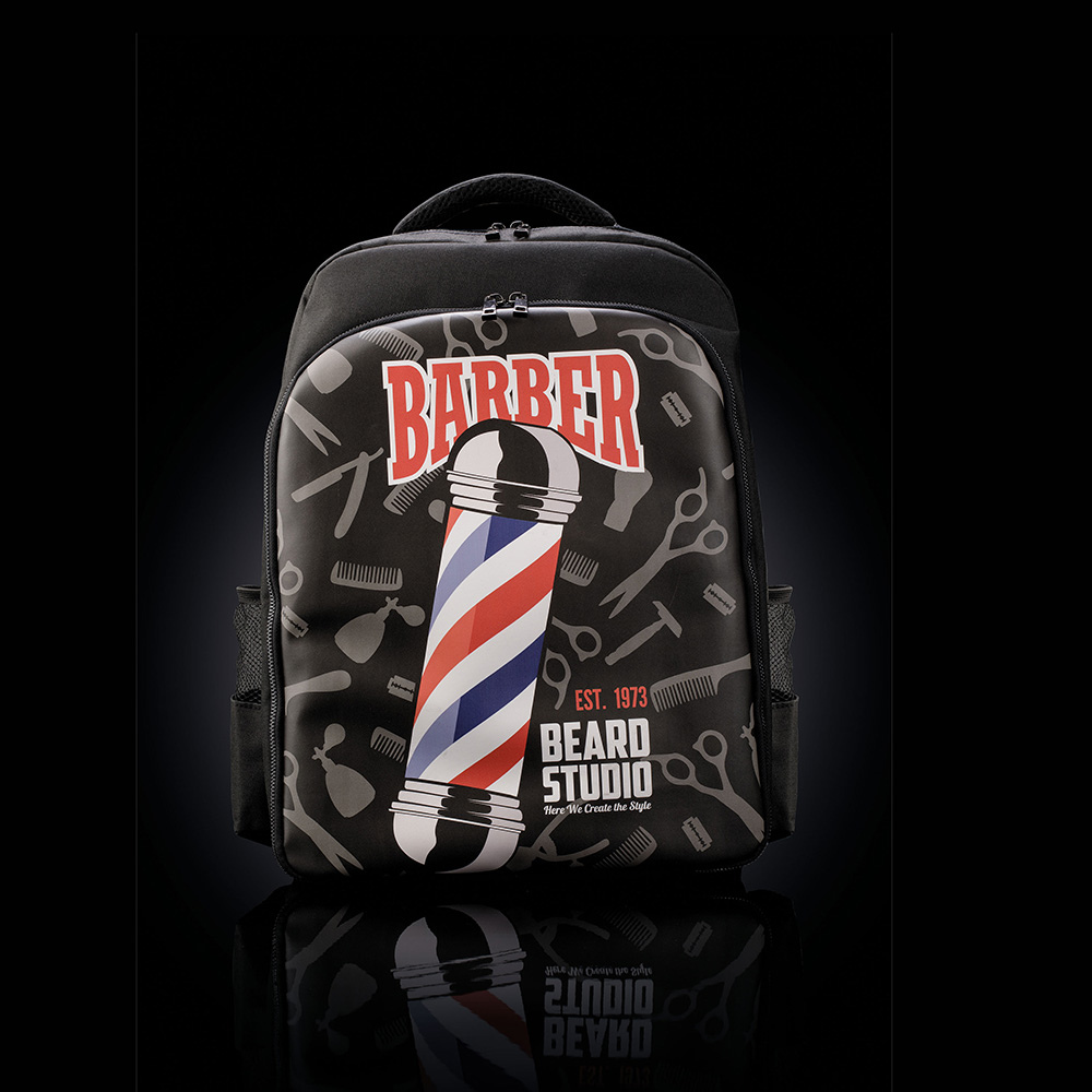 Barber mintás kompakt borbély hátizsák